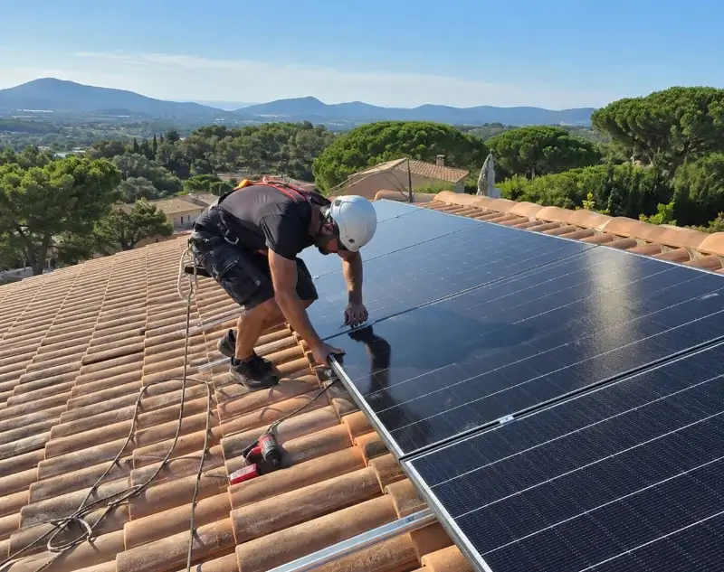 Installateur panneaux solaires Massieux — pose photovoltaïque sur toiture