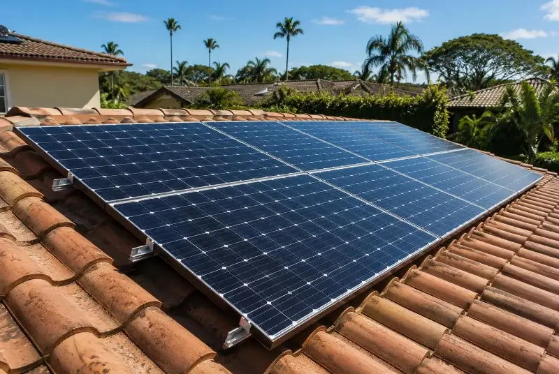 Installation de panneaux solaires à Massieux